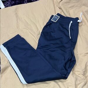 Club Room Dark Blue Joggers with White Accent